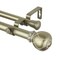 Rod Desyne Supreme Double Curtain Rod 120-170 inch - Light Gold